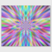 Papier Cadeau Iridescente Chrome Quatre (Plat)