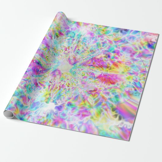 Papier Cadeau Iridescente Chrome Sept (Déroulé)