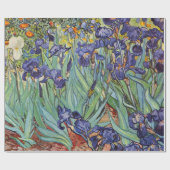 Papier Cadeau Iris de Van Gogh Peinture Impressionniste (Plat)