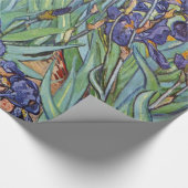 Papier Cadeau Iris de Van Gogh Peinture Impressionniste (Coin)
