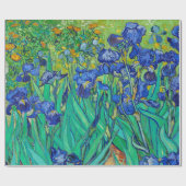 Papier Cadeau Iris de Vincent Van Gogh (Plat)
