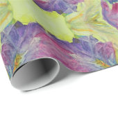 Papier Cadeau Iris défoncés (Coin rond)