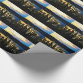 Papier Cadeau Iris jaunes sur la rive du lac Arrowhead (Coin)