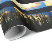 Papier Cadeau Iris jaunes sur la rive du lac Arrowhead (Coin rond)