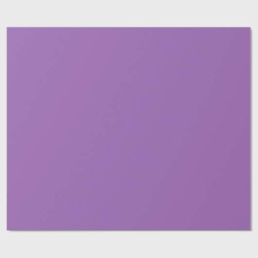Papier Cadeau Iris uni couleur solide doux violet (Plat)