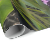 Papier Cadeau Iris violet iris fleurs Lavender Lilac Learé (Coin rond)