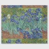 Papier Cadeau Irises Blue Green Jaune Van Gogh (Plat)