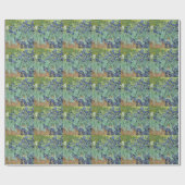 Papier Cadeau Irises par Van Gogh (Plat)