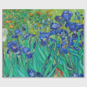 Papier Cadeau Irises par Van Gogh (Plat)