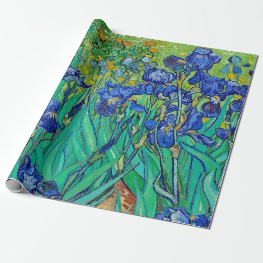 Papier Cadeau Irises par Van Gogh (Déroulé)