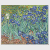 Papier Cadeau Irises par Van Gogh (Plat)