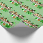 Papier Cadeau Irish Drinking Team St Patrick's Day (Coin)