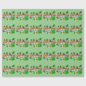 Papier Cadeau Irish Drinking Team St Patrick's Day (Plat)