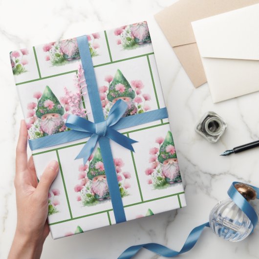 Papier Cadeau Irish Leprechaun Dans Le Jardin (Cadeaux)