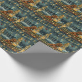 Papier Cadeau Irish Red Setter Christmas Festive Voyage (Coin)