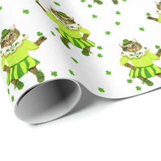 Papier Cadeau Irish St. Patrick's Day Cadeau