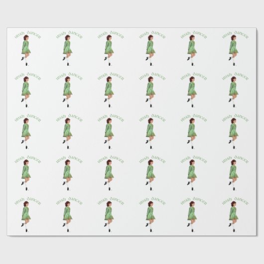 Papier Cadeau Irish Step Dancer (Plat)