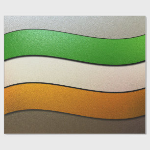 Papier Cadeau Irlande Drapeau couleurs-Chrome par Shirley Taylor