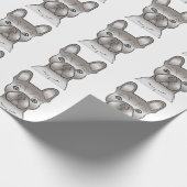 Papier Cadeau Isabella French Bulldog / Motif Frenchie Chien (Coin)