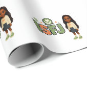 Papier Cadeau ISFJ — A Guardiã da Harmonia (Coin rond)