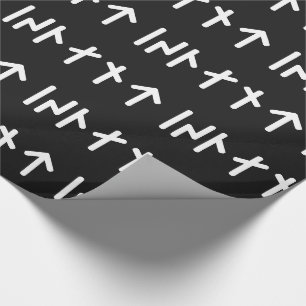 Papier Cadeau Islande ᛁᛋᛚᛅᚾᛏ ~ Runes Futhark jeune