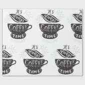 Papier Cadeau It Is Always Coffee Time (Plat)