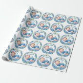 Papier Cadeau It’s a Boy Baby Shower Sticker (Déroulé)