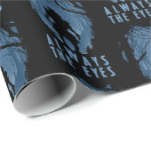 Papier Cadeau IT Toujours La Silhouette De La Forêt Des Yeux (Coin rond)