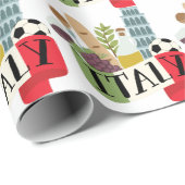Papier Cadeau Italie (Coin rond)