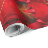 Papier Cadeau Italien Noël Elegant Gold Script Buon Natale (Coin rond)