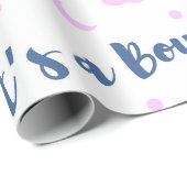 Papier Cadeau It's A Boy! (Coin rond)
