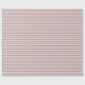 Papier cadeau ivoire à pois rouges simples (Plat)
