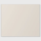 Papier Cadeau Ivoire beige crème solide (Plat)