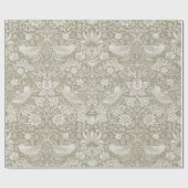 Papier Cadeau Ivory, Thief fraise, William Morris (Plat)