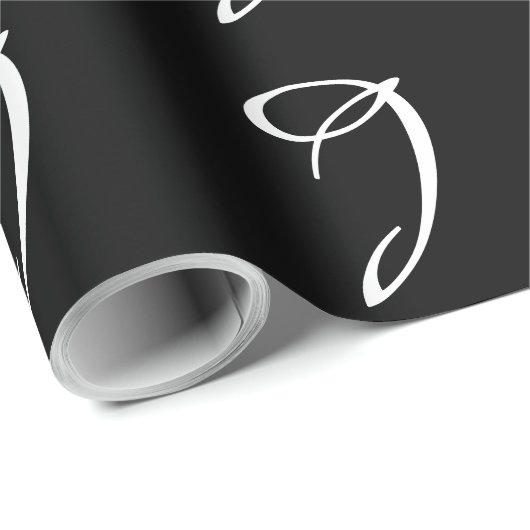 PAPIER CADEAU J INITIAL (Coin rond)