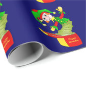 Papier Cadeau Jack de dessin dans le coussin de boîte (Coin rond)