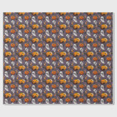 Papier Cadeau Jack-o-Ghost Violet (Plat)