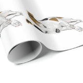 Papier Cadeau Jack Russell (Coin rond)