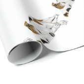 Papier Cadeau Jack Russell (Coin rond)