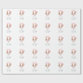 Papier Cadeau Jack Russell cher Père Noël…. (Plat)