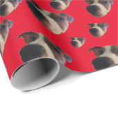 Papier Cadeau Jack Russell Papier d'enveloppement de chien (Coin rond)