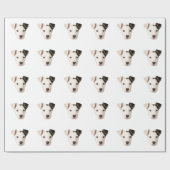 Papier Cadeau Jack Russell Terrier animal de compagnie (Plat)