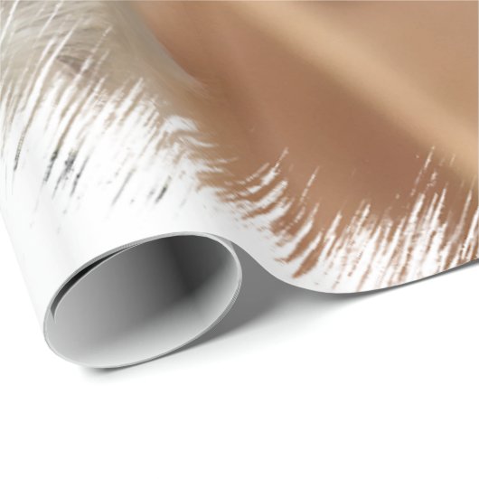 PAPIER CADEAU JACK RUSSELL TERRIER CHIEN (Coin rond)