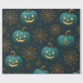 Papier Cadeau Jack turquoise - O’ - Lanternes (Plat)