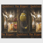 Papier Cadeau Jackfruit le Ripper Drôle Rick Londres (Plat)