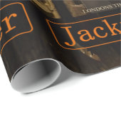 Papier Cadeau Jackfruit le Ripper Drôle Rick Londres (Coin rond)
