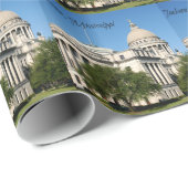 Papier Cadeau Jackson, MS (Coin rond)