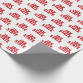 Papier Cadeau Jacksonville State University JAX STATE Bold Red (Coin)