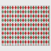 Papier Cadeau Jacquard de Noël (Plat)