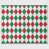 Papier Cadeau Jacquard de Noël Motif (Plat)